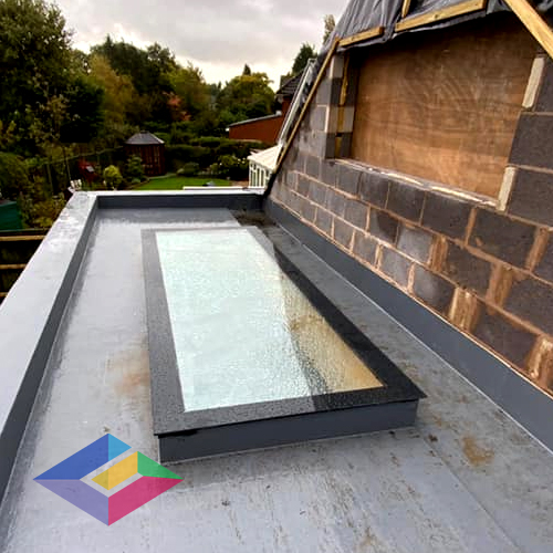 Bespoke glass skylight fitted in Heswall rear extension