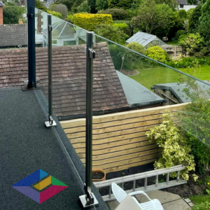 glass balustrade manufactured at colour glass glazing
