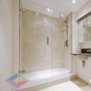 frameleess shower screen bathroom wirral